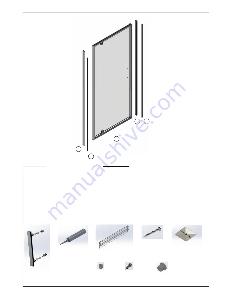 Clearlite Bathrooms Alcove Installation Instructions Manual Download Page 2