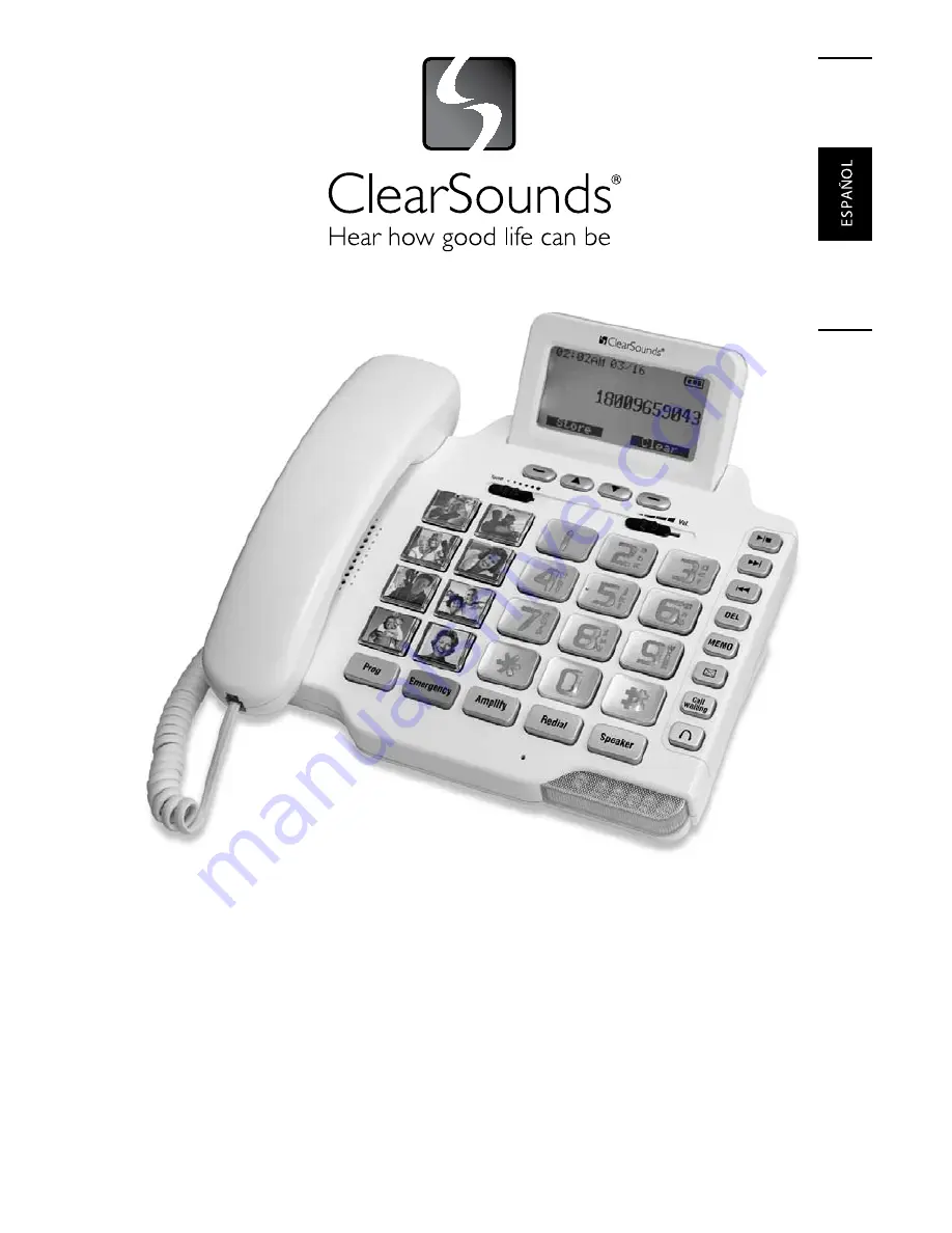 ClearSounds Freedom Phone CSC1000 Скачать руководство пользователя страница 61