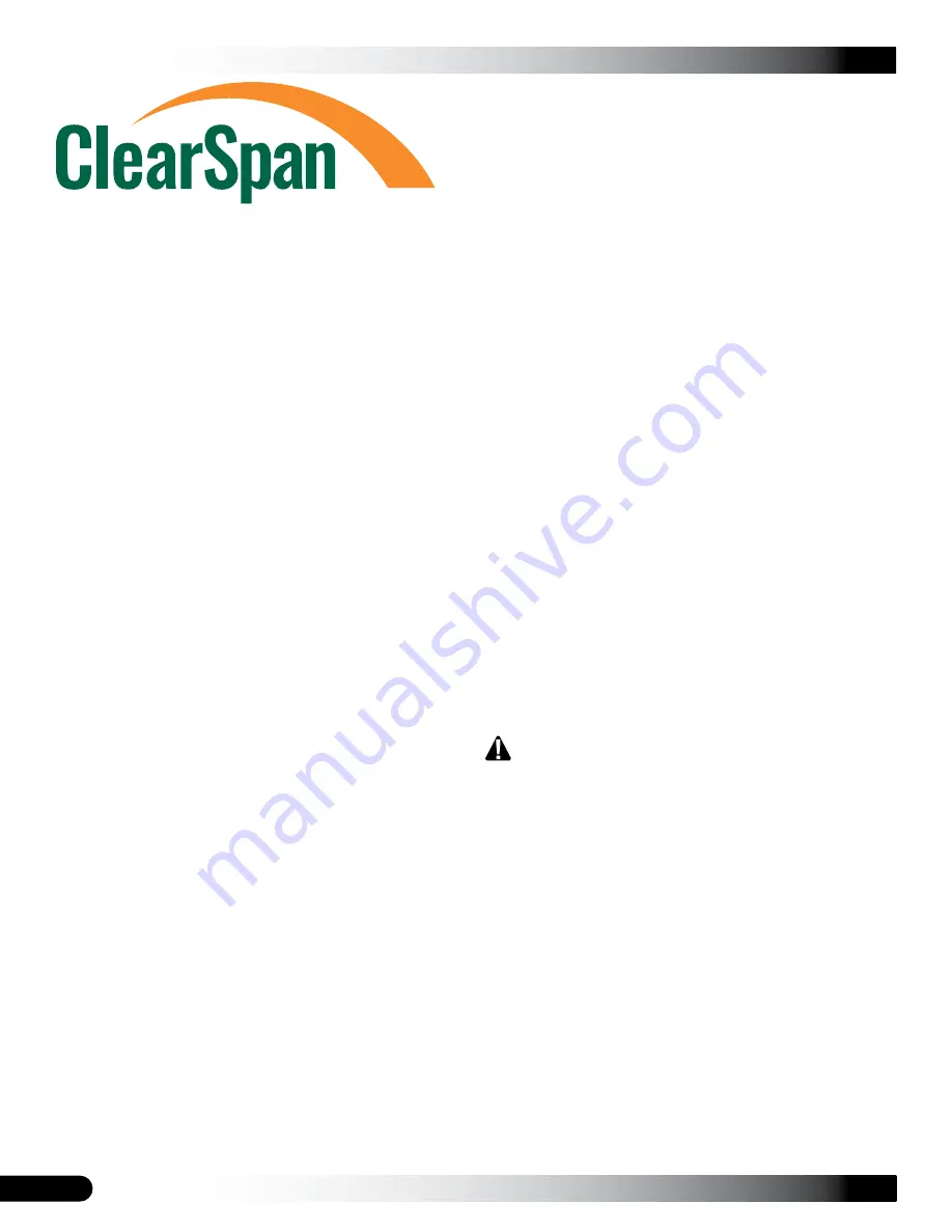 ClearSpan 103564 Instruction Manual Download Page 2