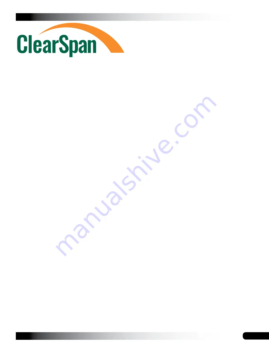 ClearSpan 105589 Instruction Manual Download Page 27