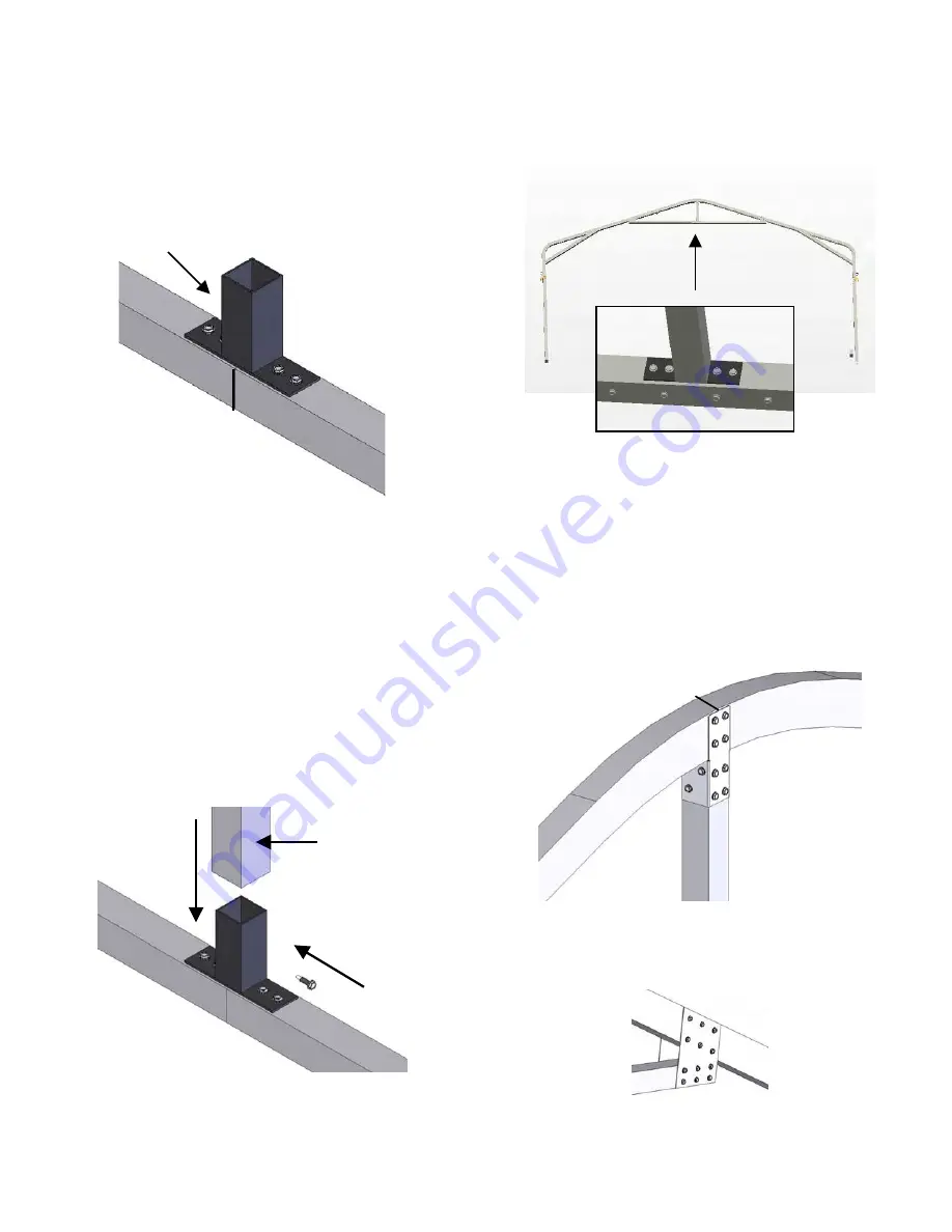 ClearSpan Carport 104980F Assembly Instructions Manual Download Page 9