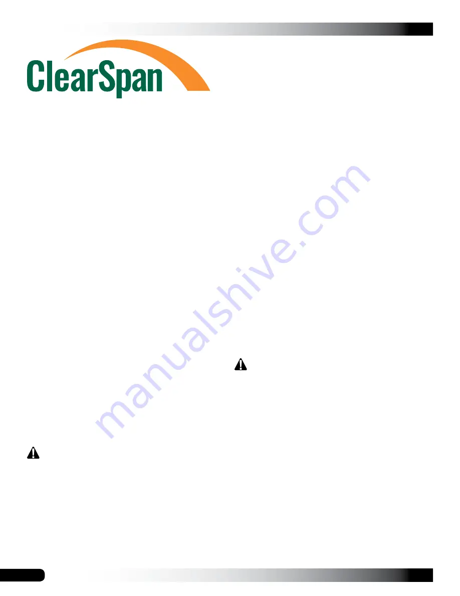 ClearSpan Herculean 107846 Instruction Manual Download Page 2