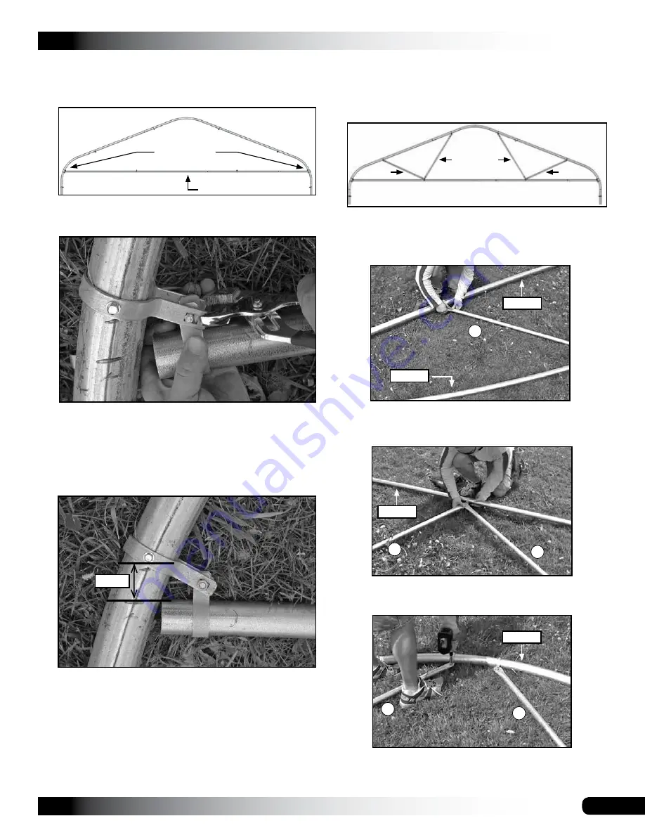 ClearSpan Majestic Greenhouse Manual Download Page 11