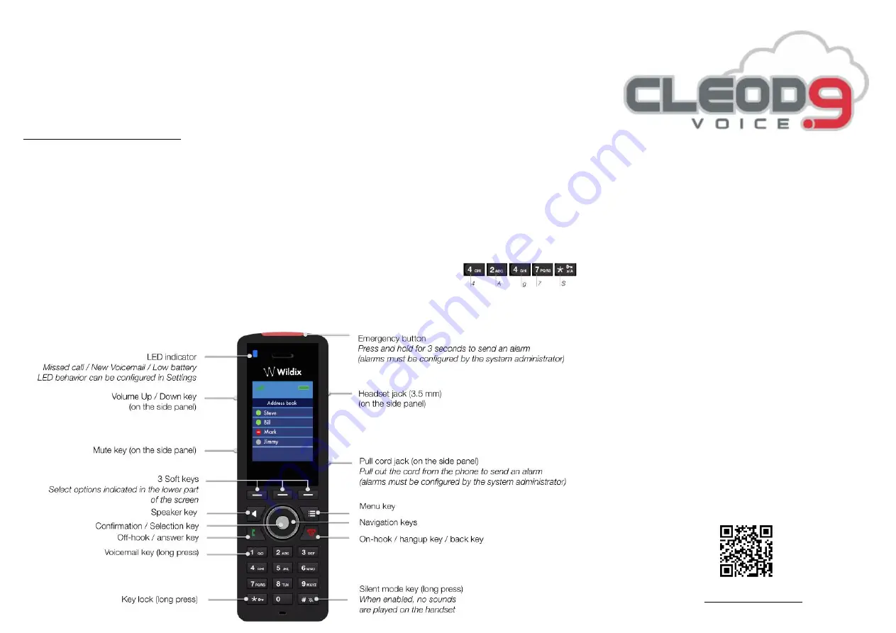 Cleod9 Wildix W-AIR 150 User Manual Download Page 2