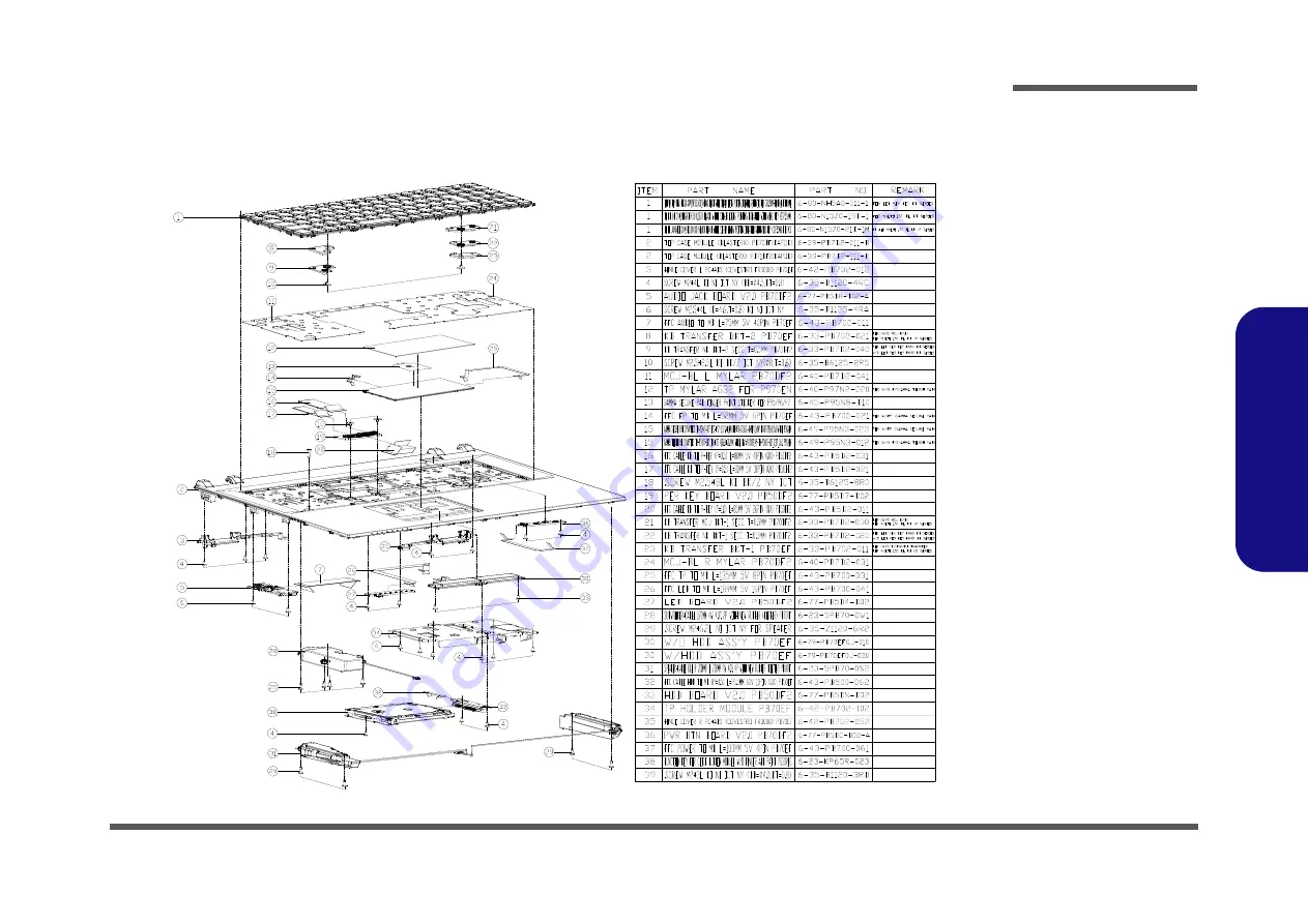 Clevo PB70DDS Service Manual Download Page 41