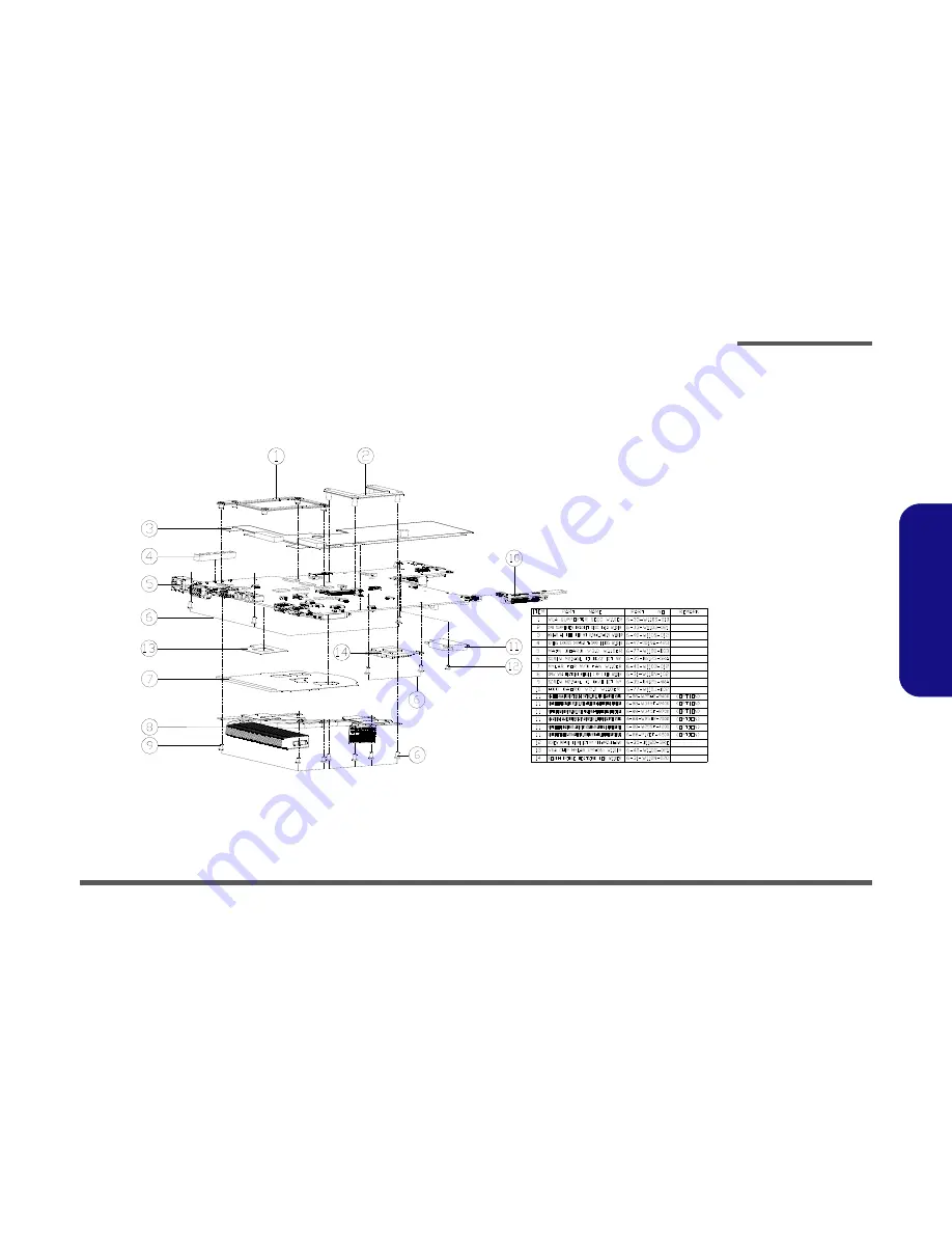 Clevo w110er Service Manual Download Page 47