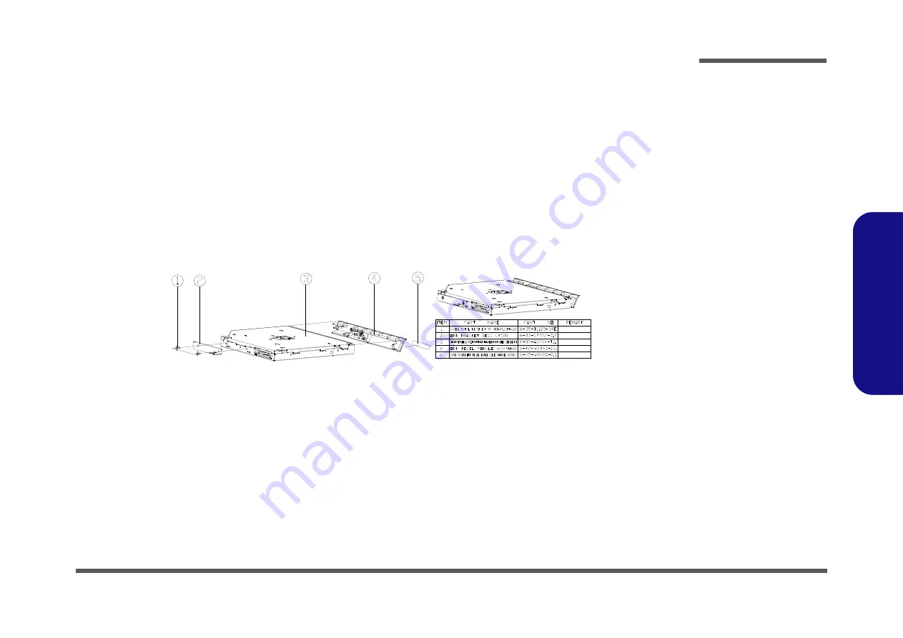 Clevo W241EUQ Service Manual Download Page 57