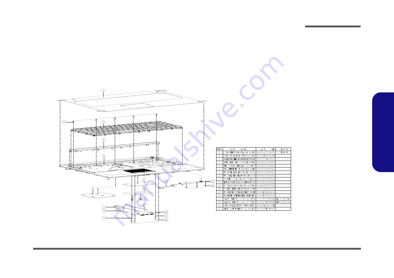 Clevo W253CZQ Service Manual Download Page 41