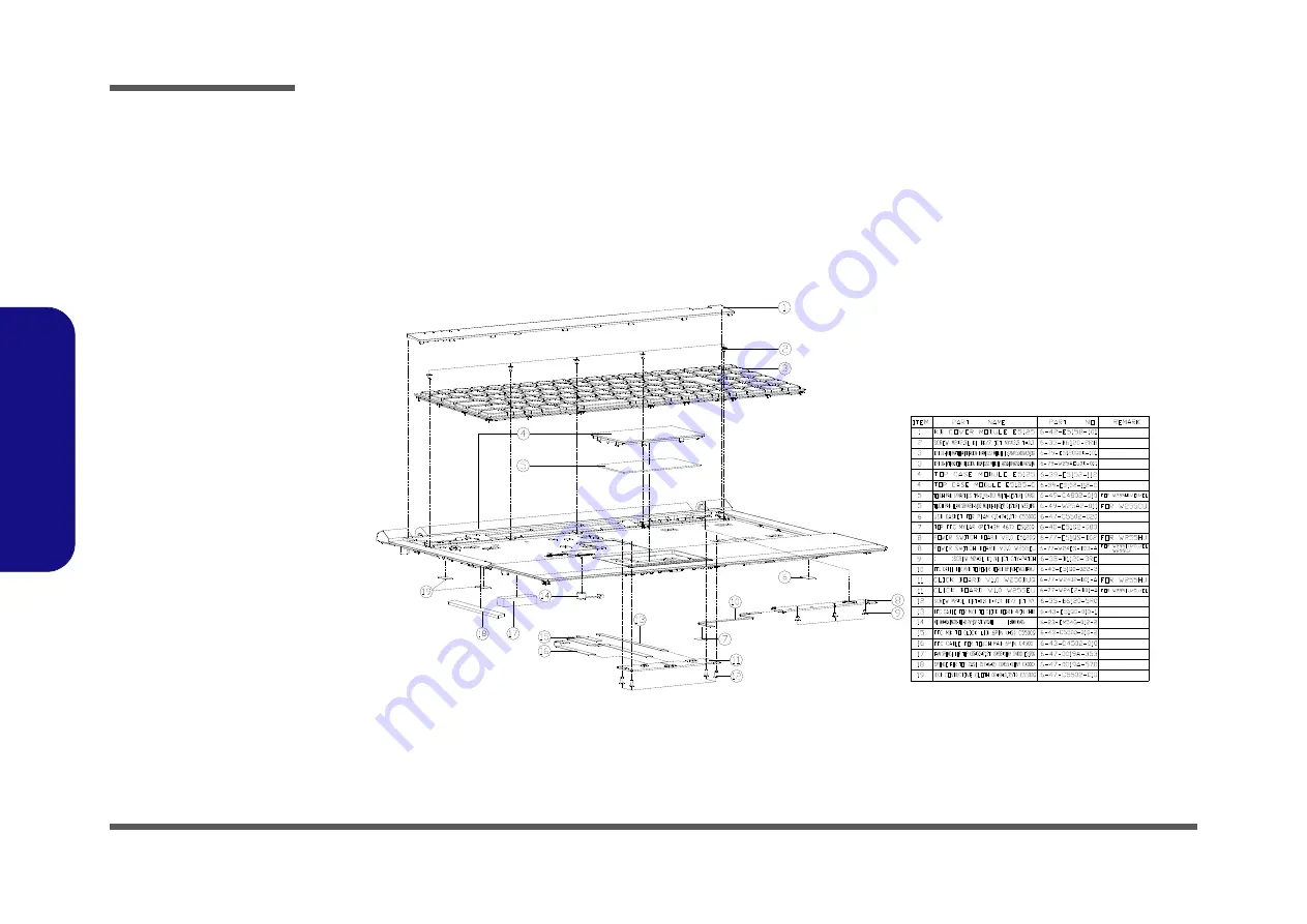 Clevo W253CZQ Service Manual Download Page 42