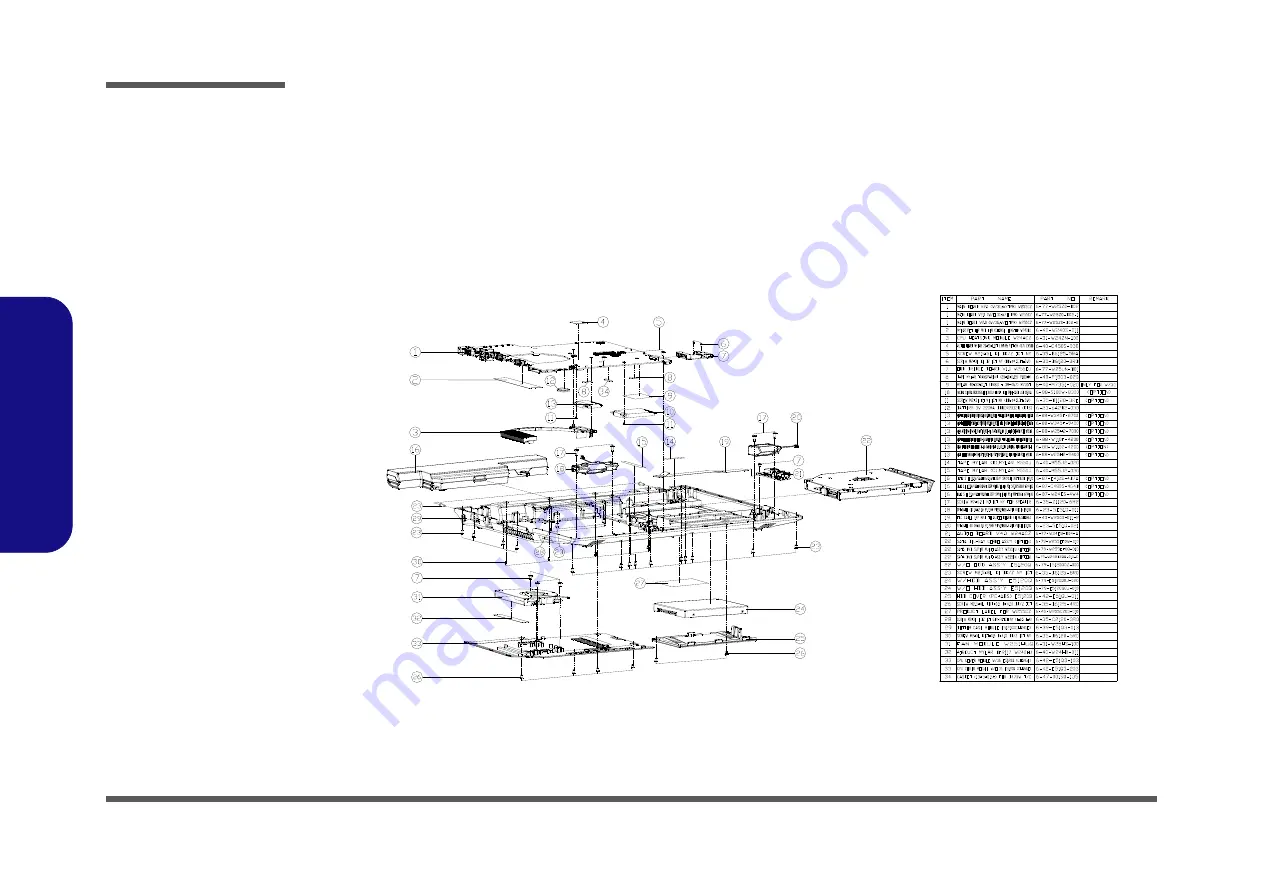 Clevo W253CZQ Service Manual Download Page 44