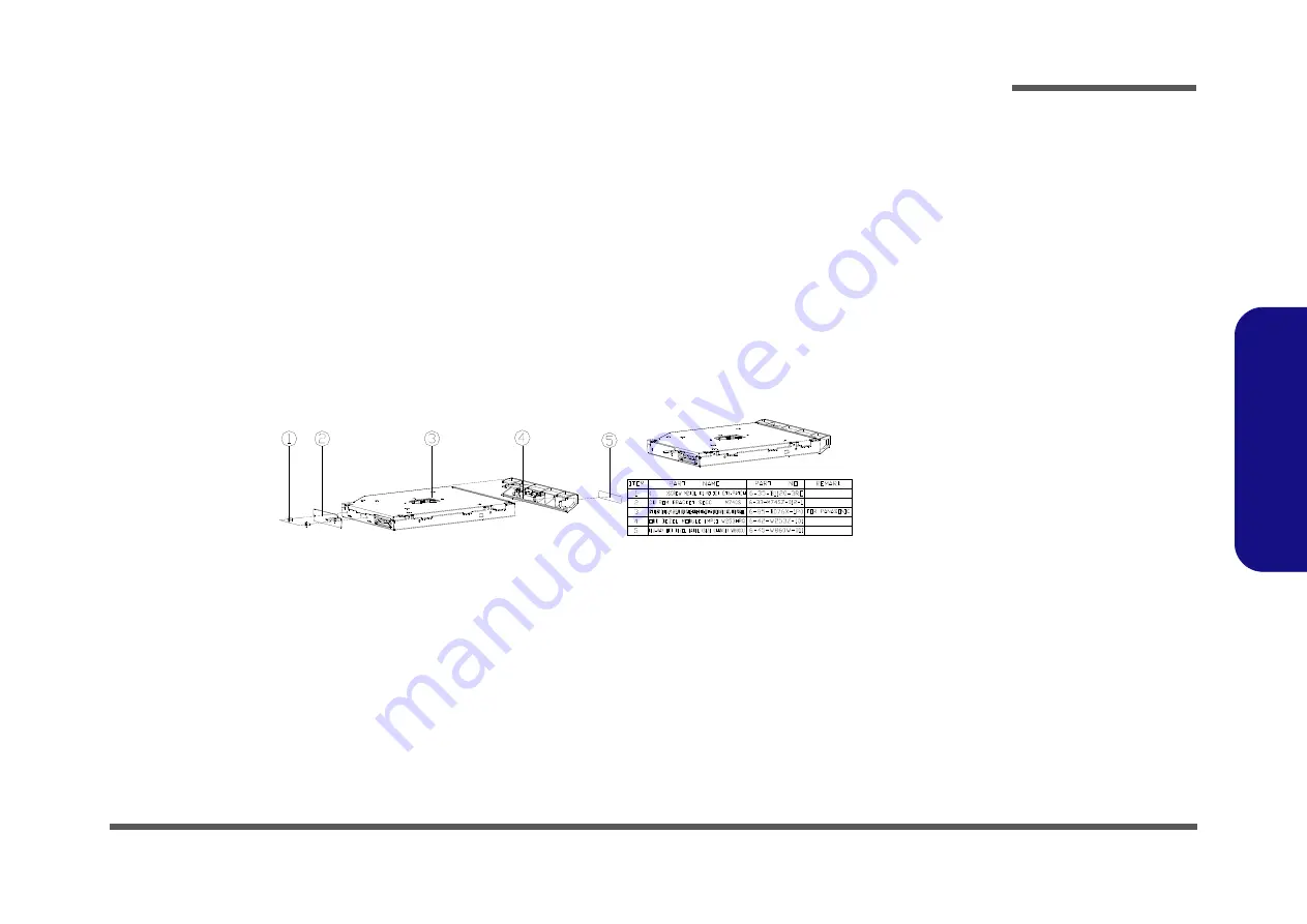 Clevo W253CZQ Service Manual Download Page 45