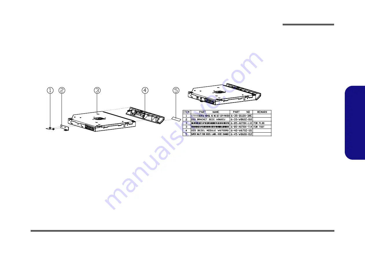 Clevo W670RCW Service Manual Download Page 47