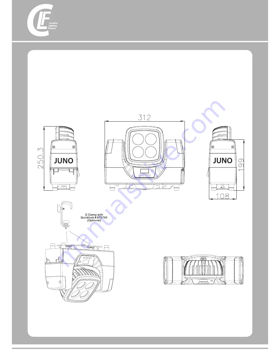 CLF JUNO Скачать руководство пользователя страница 2