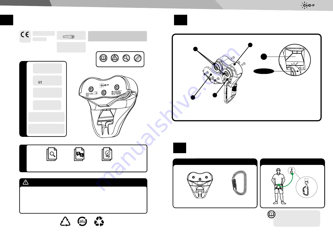 CLiC-iT RiDER Pulley User Manual Download Page 2