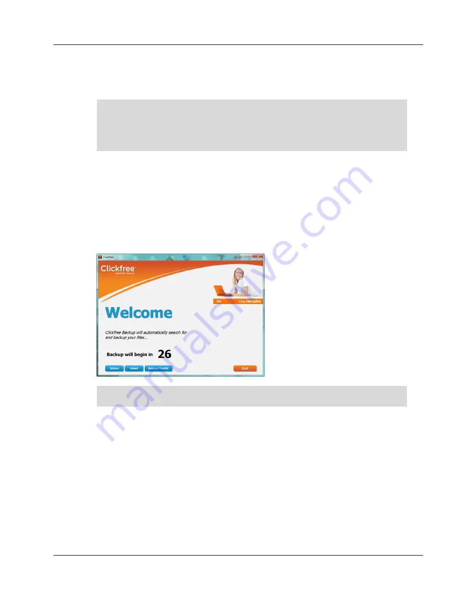 Clickfree C6 Easy Imaging User Manual Download Page 8