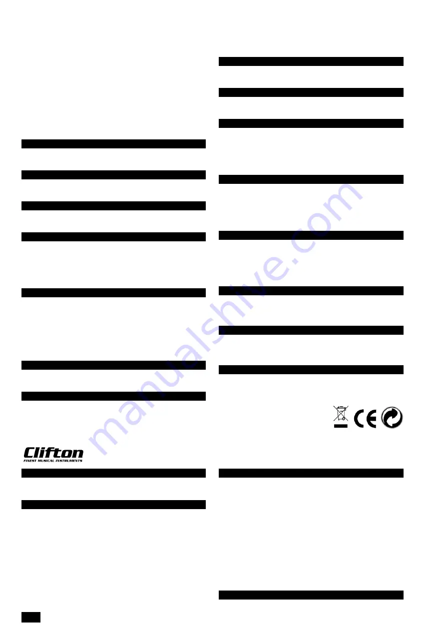 Clifton SLM-37 Скачать руководство пользователя страница 10