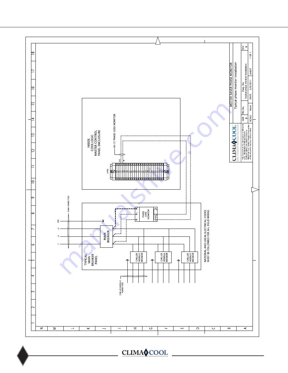 ClimaCool UCH 30 Installation, Operation & Maintenance Manual Download Page 16