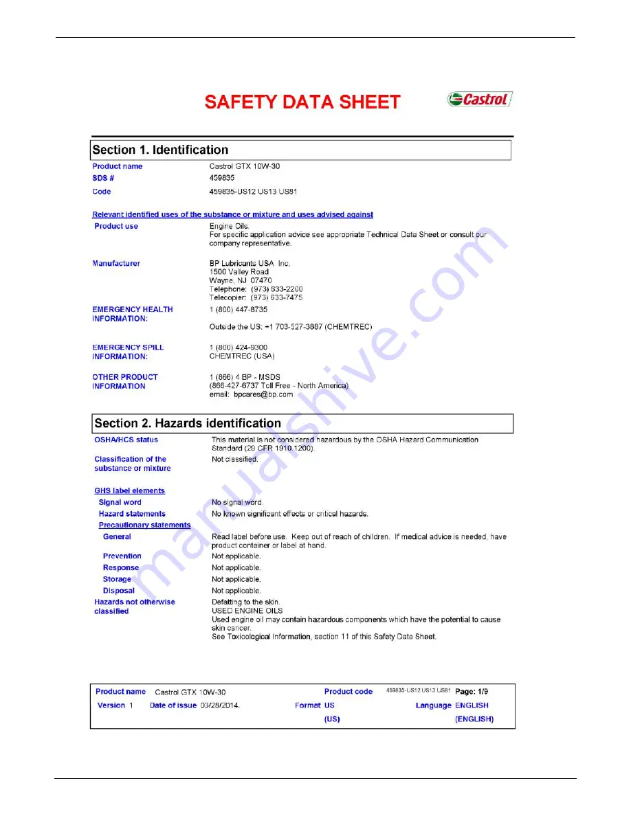 Climax FF7200 Operating Manual Download Page 106