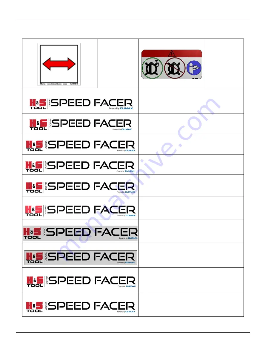 Climax H&S TOOL SPEED FACER ODF100 Скачать руководство пользователя страница 24