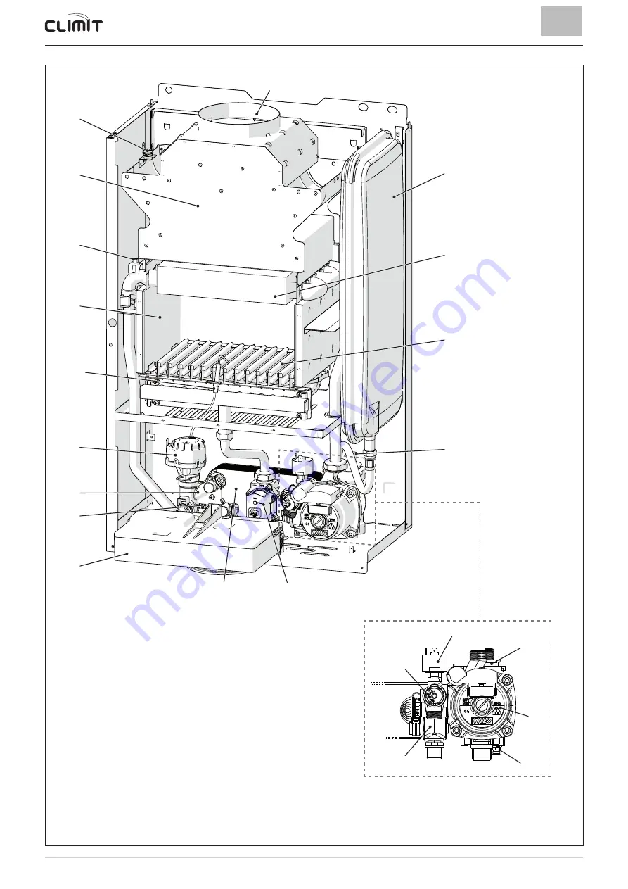 Climit 24 OF Installation And Servicing Instruction Download Page 62