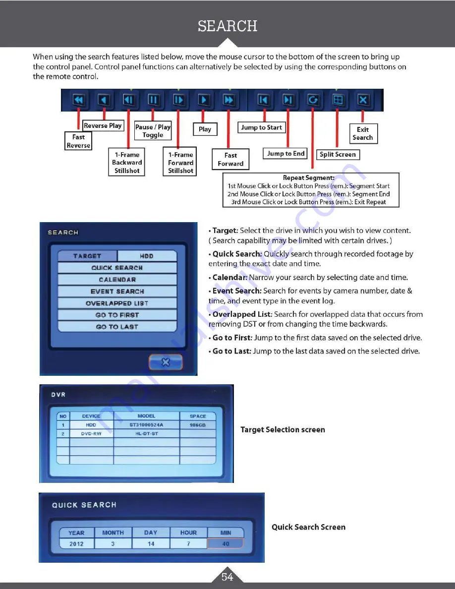 Clinton Electronics CE-DV800 Скачать руководство пользователя страница 54