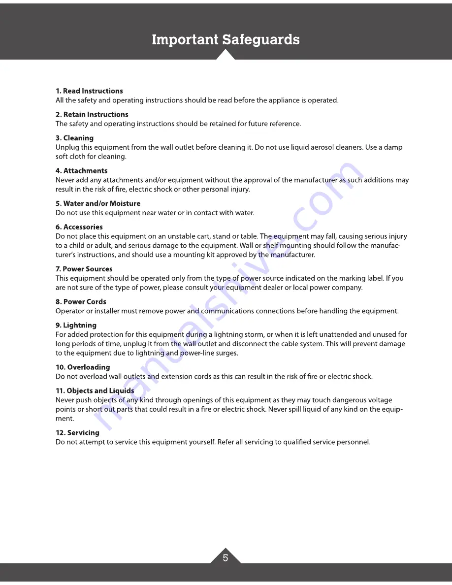 Clinton Electronics CE-IPB3 Manual For Use And Installation Download Page 5