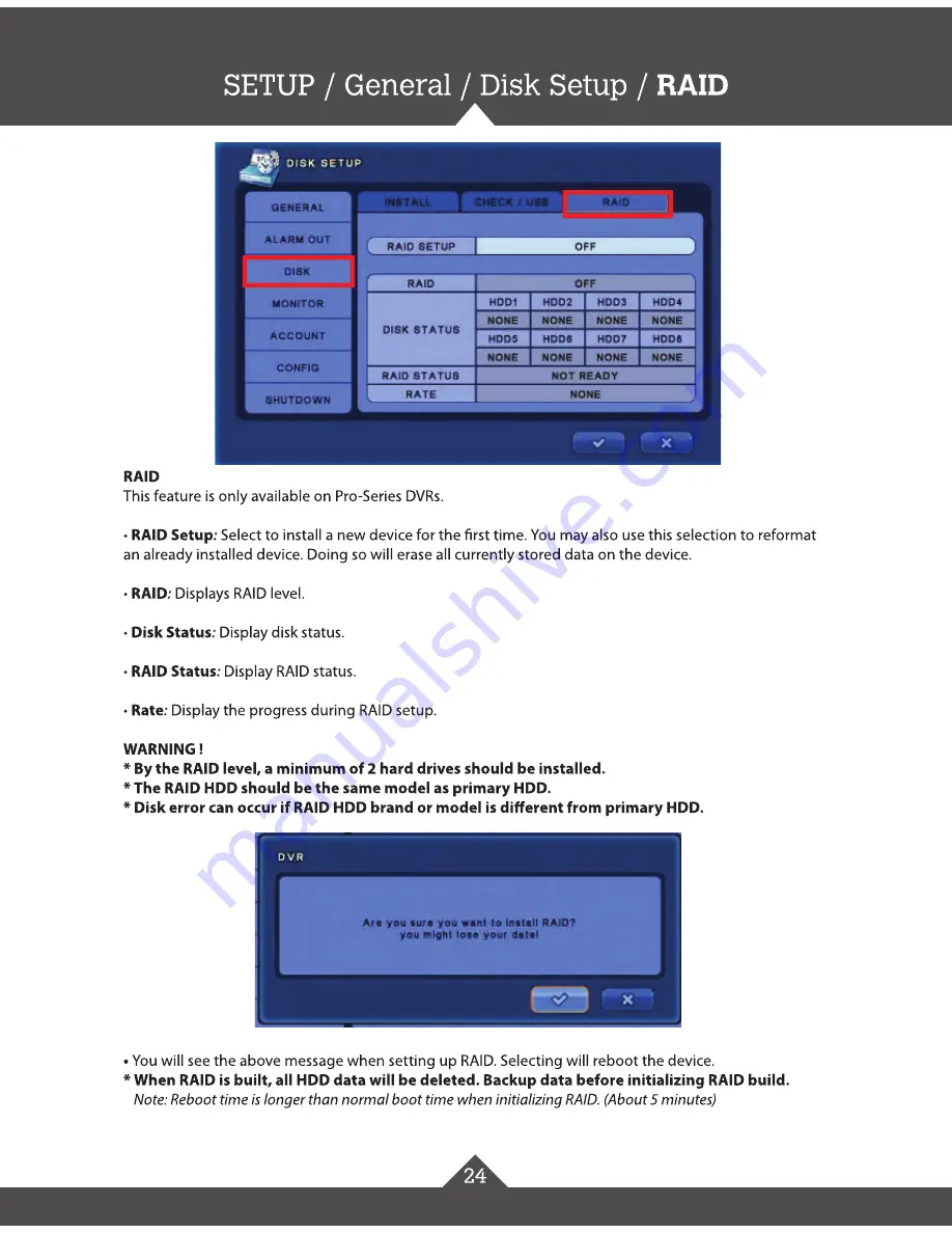 Clinton Electronics CE-IPB3 Manual For Use And Installation Download Page 24