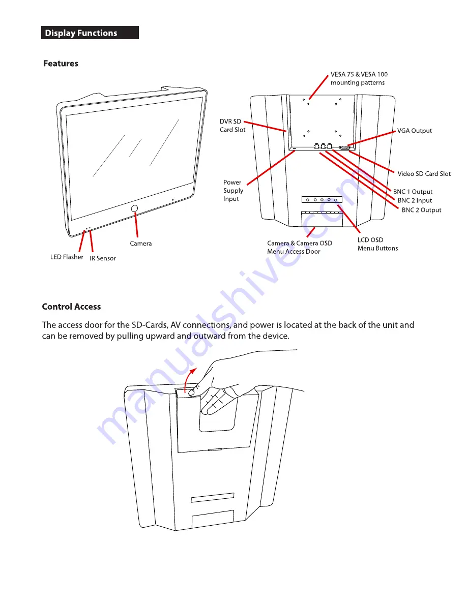 Clinton Electronics Public View CE-M19SD User Manual Download Page 5