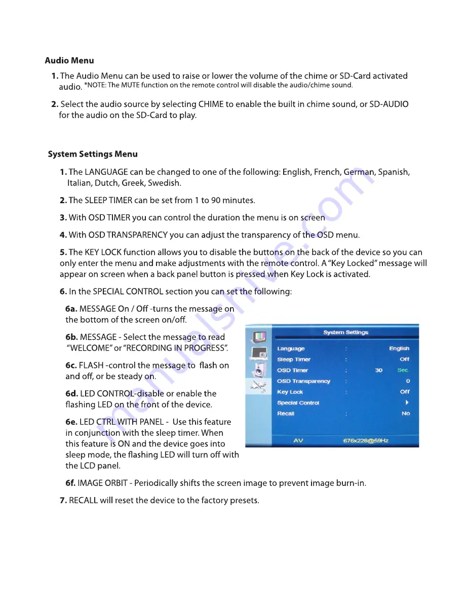 Clinton Electronics Public View CE-M19SD Скачать руководство пользователя страница 8