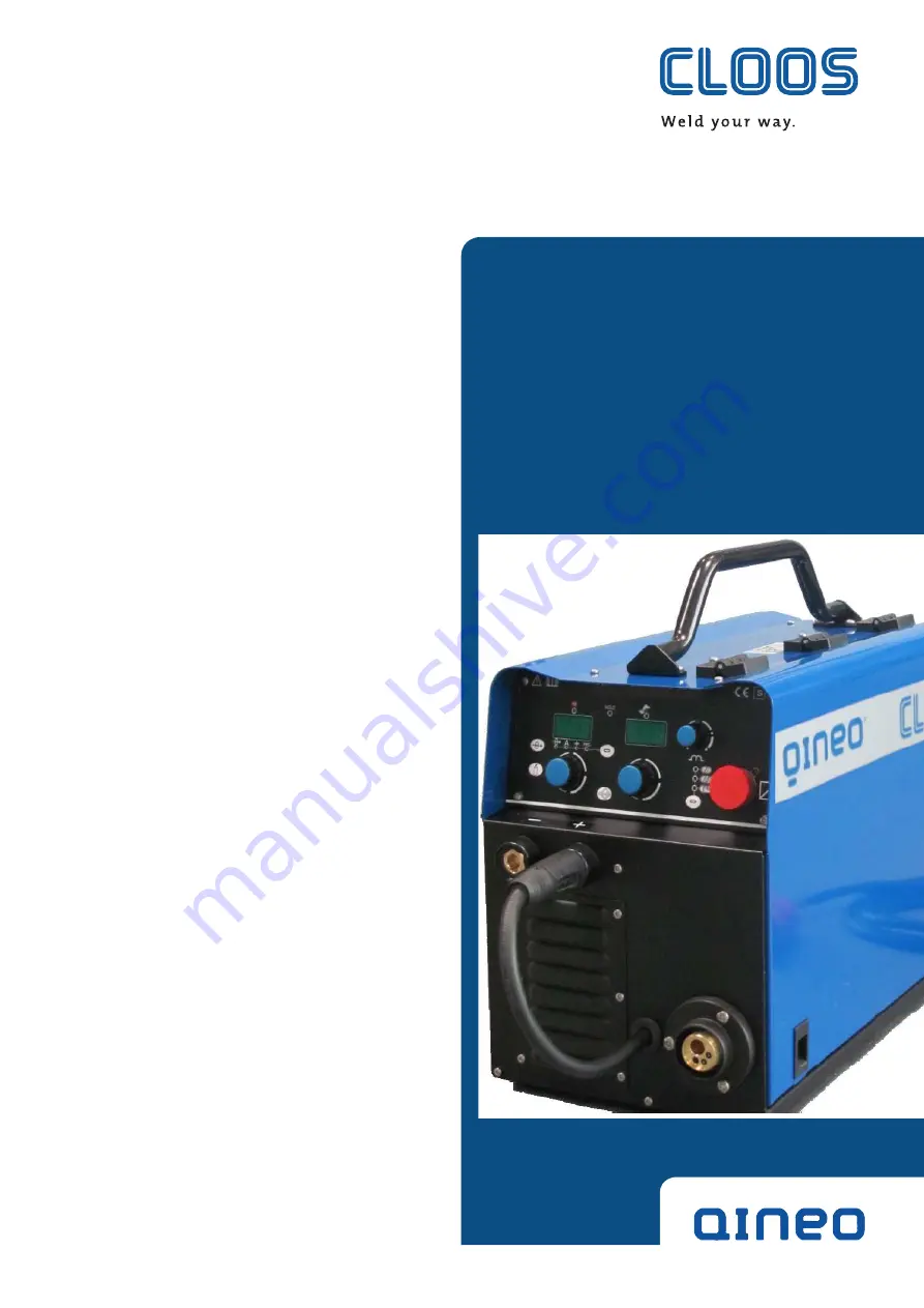 Cloos QINEO Micro 300 Operating Instructions/Spare Parts List Download Page 1