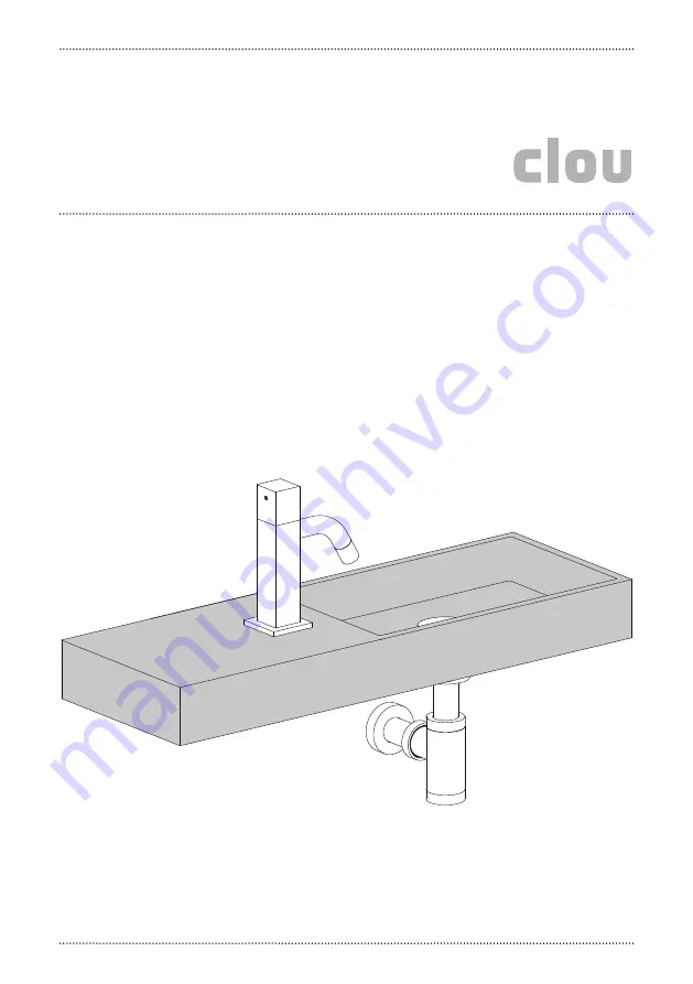 Clou mini wash me CL/03.03138 Скачать руководство пользователя страница 1