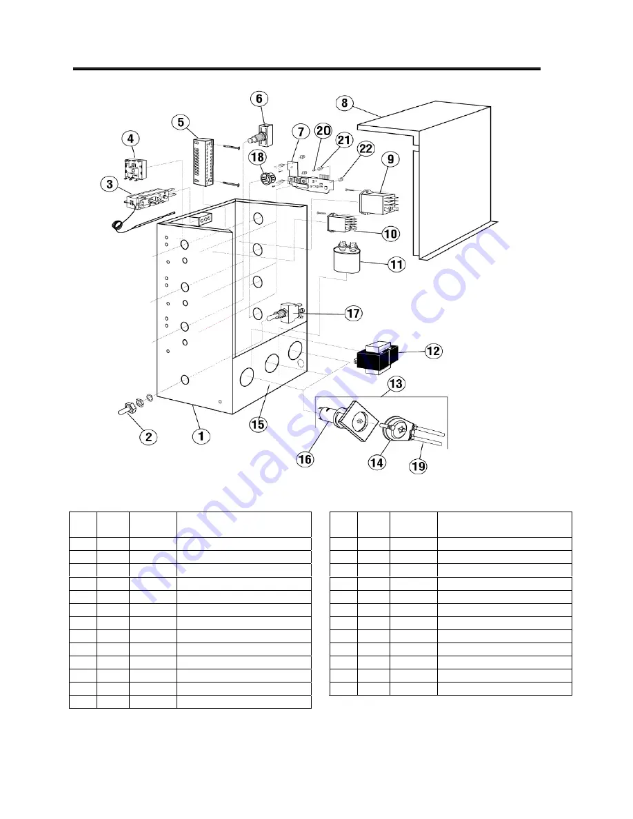 CMA Dishmachines CMA-GL-C Parts Manual Download Page 8