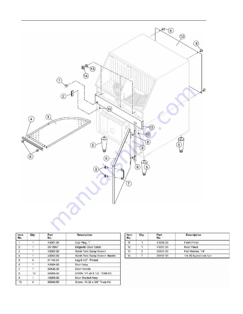 CMA Dishmachines MODEL GL-C Скачать руководство пользователя страница 5