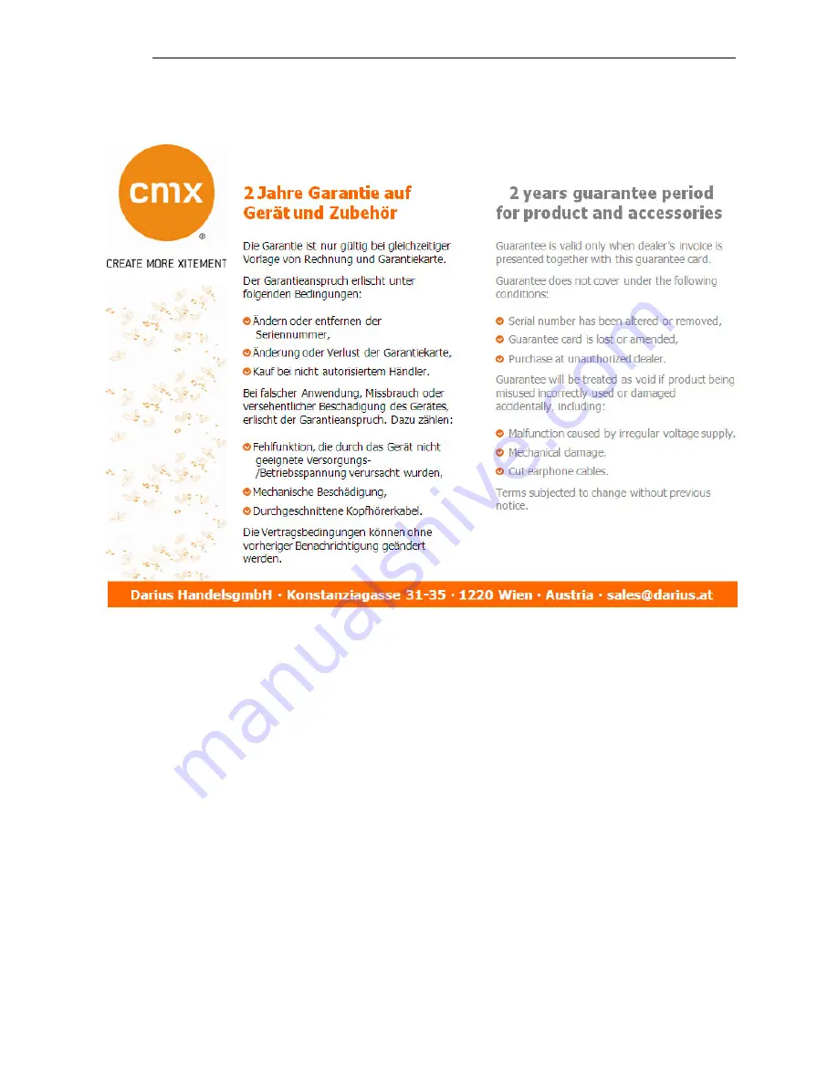 CMX DVB 4800 User Manual Download Page 28