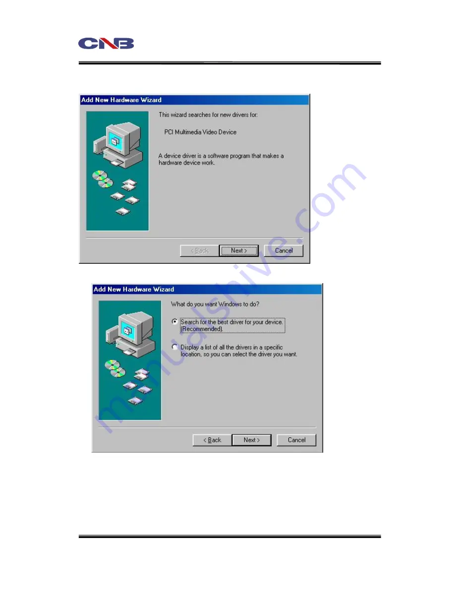 CNB MiniDVR Installation Manual Download Page 16