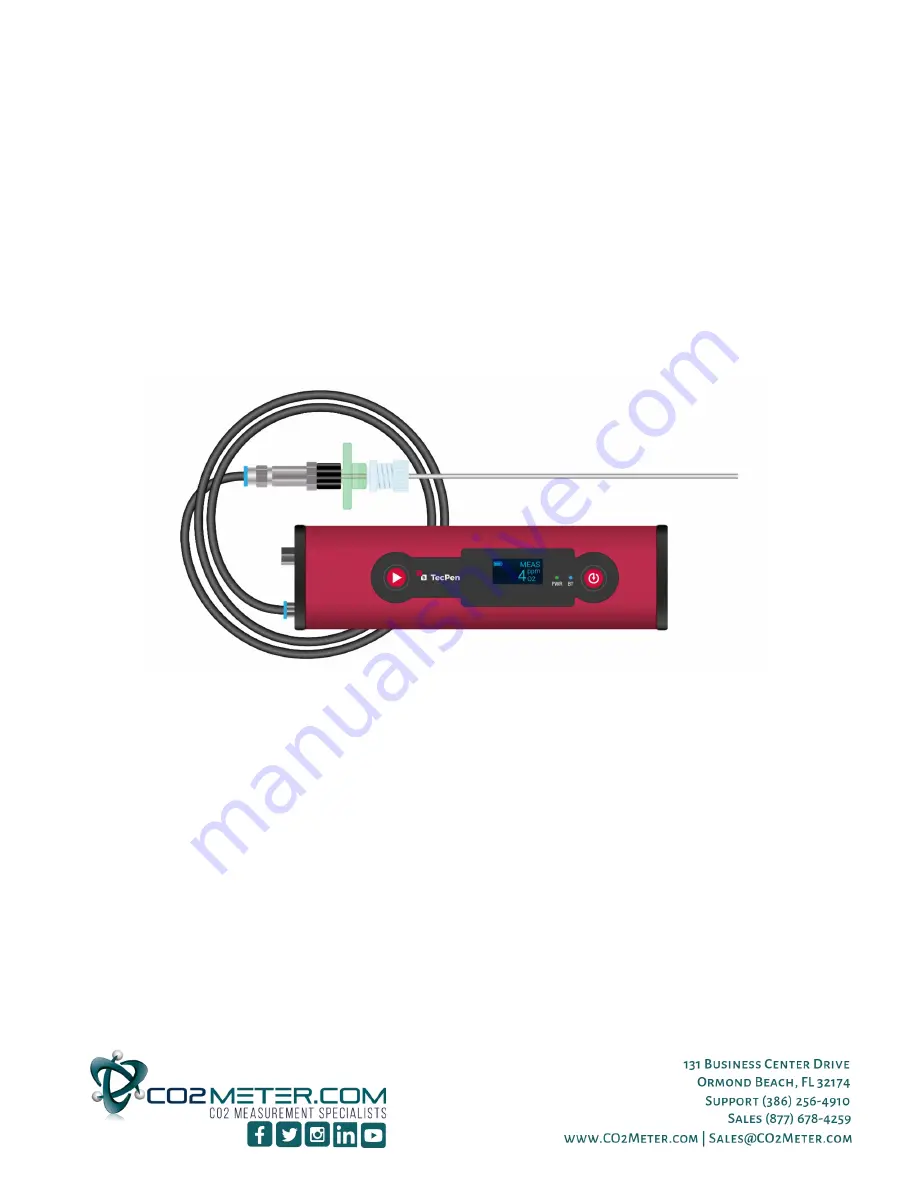 Co2meter TecPen Weld O2 User Manual Download Page 1