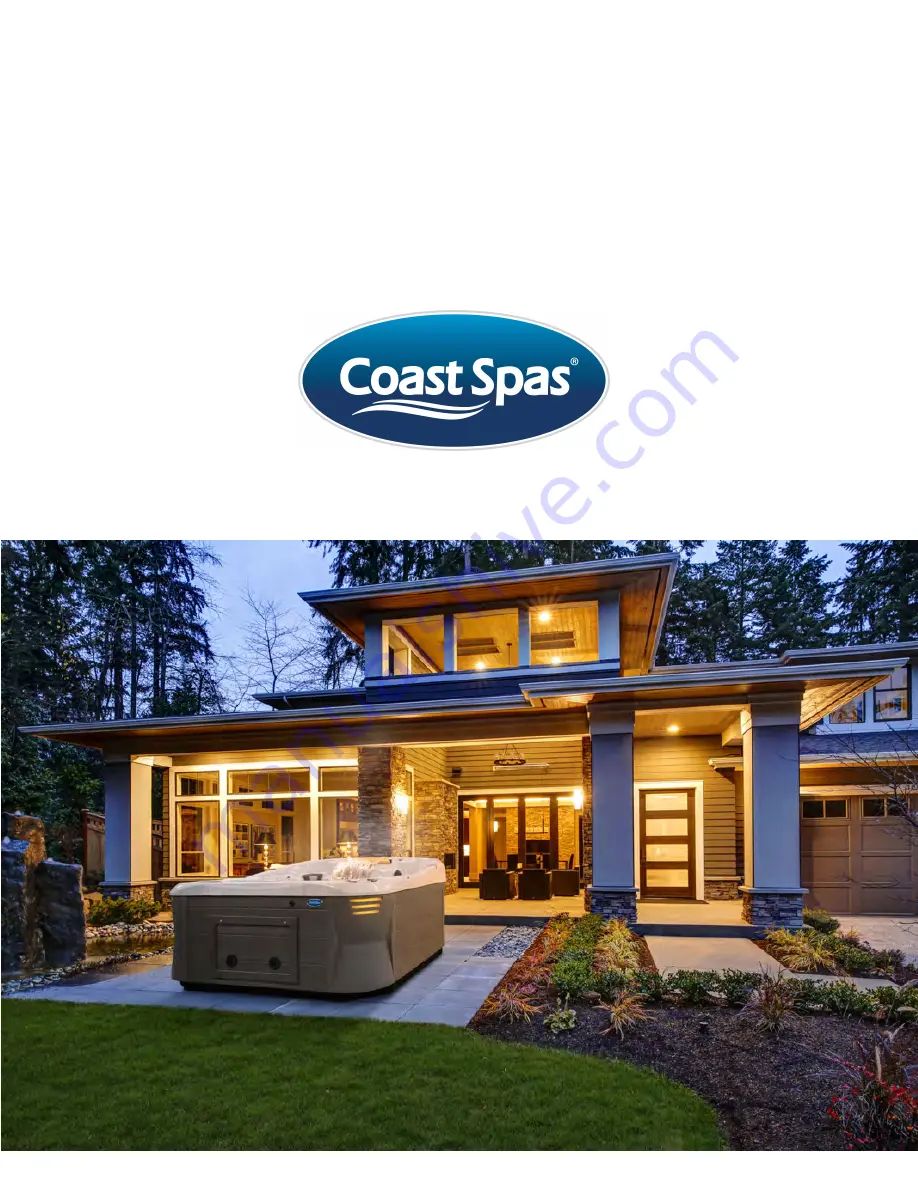 Coast Spas CURVE APEX Owner'S Manual Download Page 57