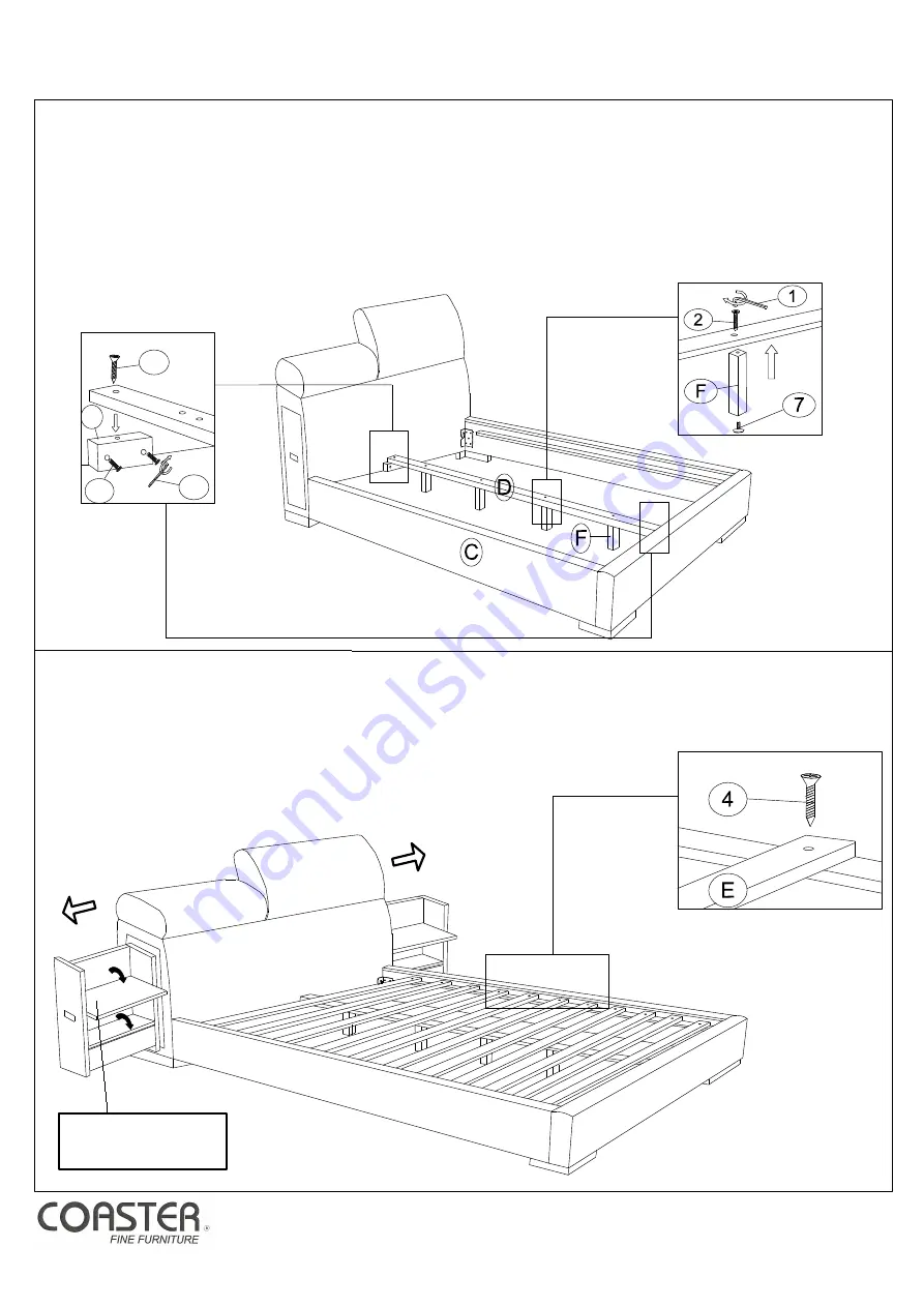 Coaster 300379Q B1 Assembly Instructions Download Page 4