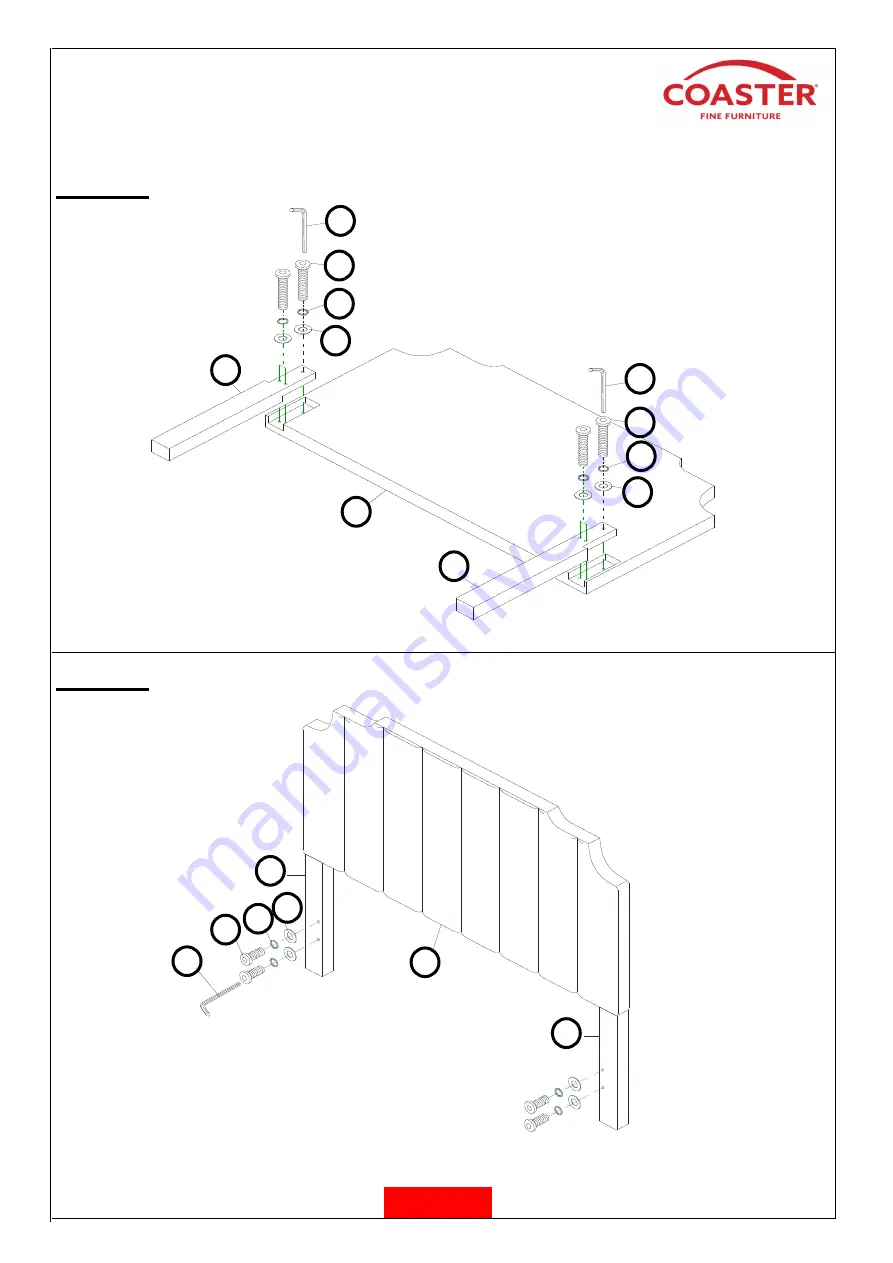 Coaster Fiona 306029Q Assembly Instructions Manual Download Page 4