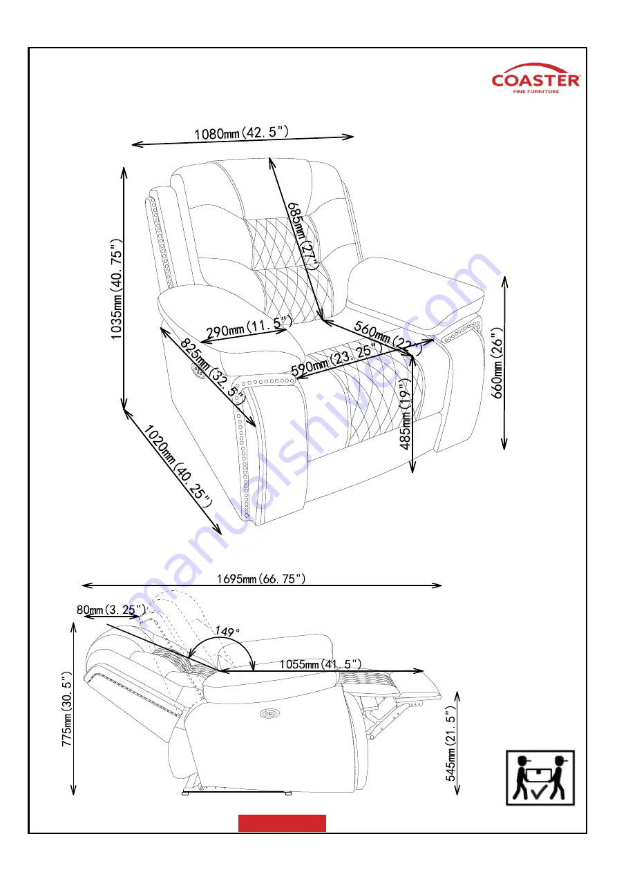 Coaster Flamenco 610206P Скачать руководство пользователя страница 4