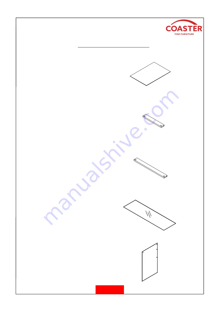 Coaster VANITY 935923 Assembly Instructions Manual Download Page 5