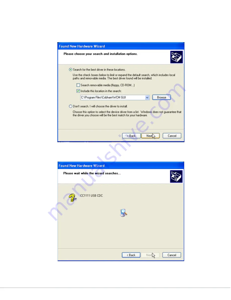 COBHAM USB Wireless Control Module (UWCM) User Manual Download Page 14