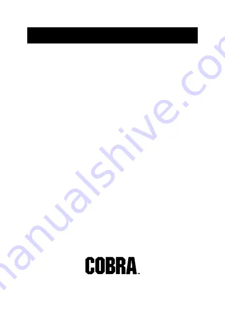 Cobra 58197 Скачать руководство пользователя страница 12