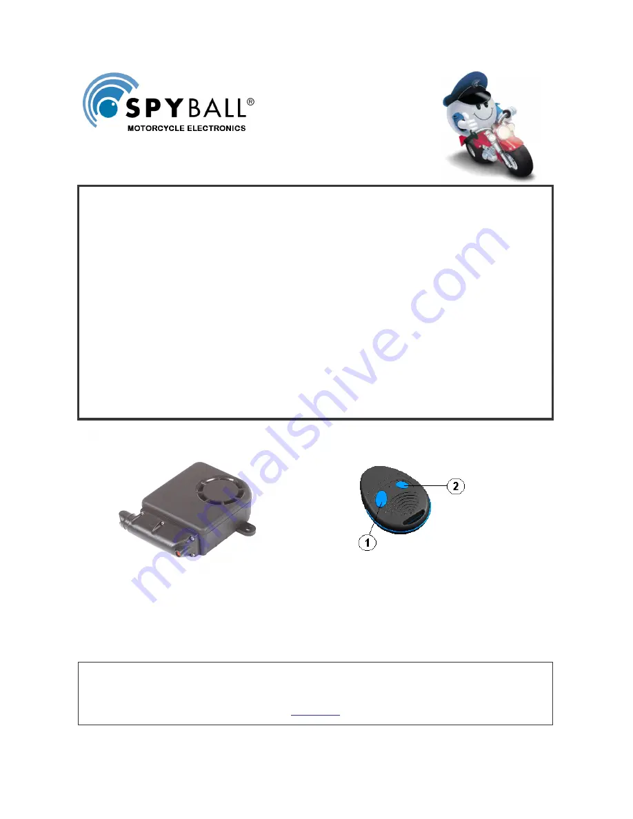 Cobra SpyBall 6511 User Manual Download Page 1