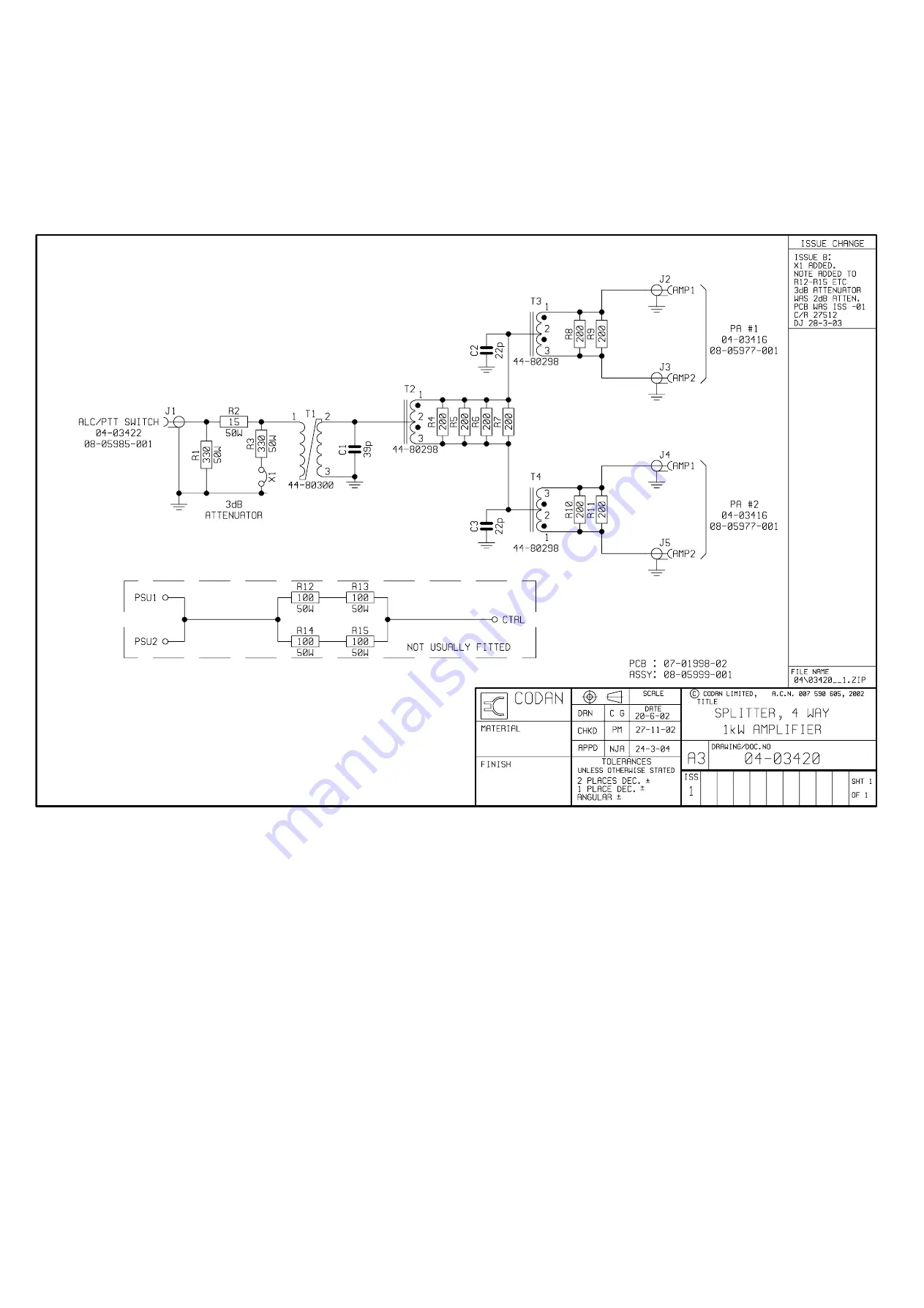 Codan NGT 2010 RF Technical & Service Manual Download Page 608