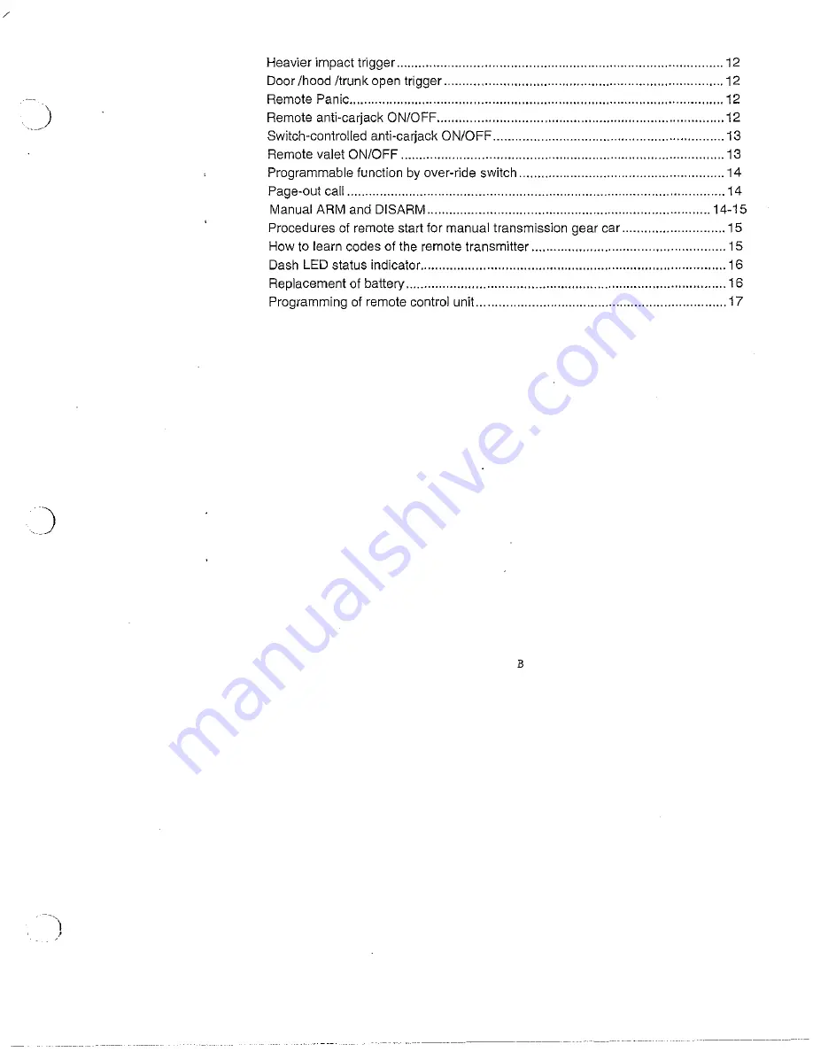 Code Alarm TW-1 Owner'S Manual Download Page 3