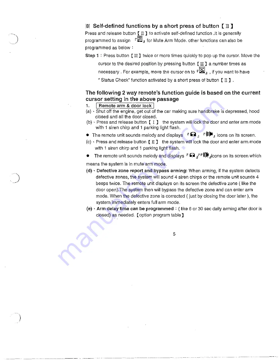 Code Alarm TW-1 Owner'S Manual Download Page 8