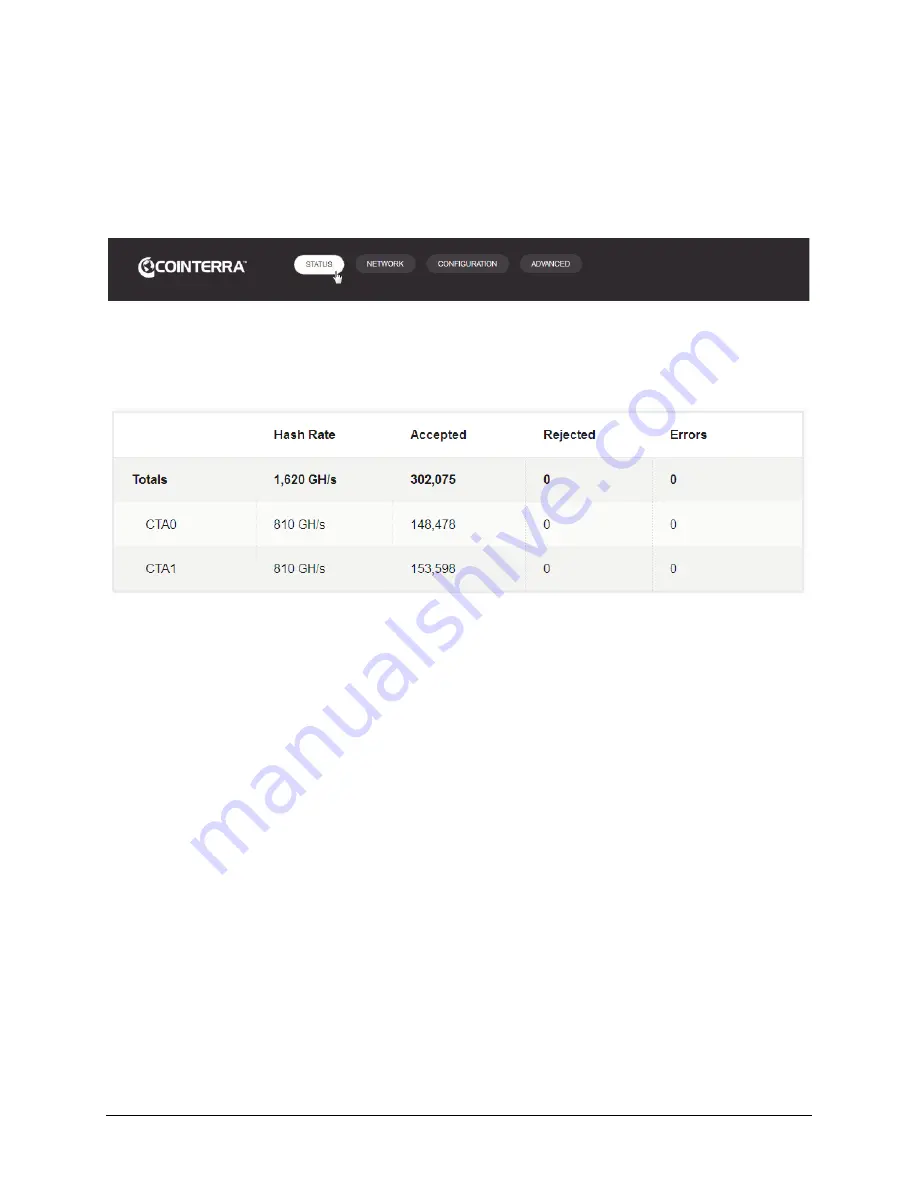 COINTERRA TERRAMINER User Manual Download Page 8