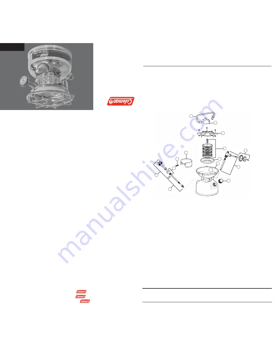 Coleman 502A Instructions For Use Download Page 2