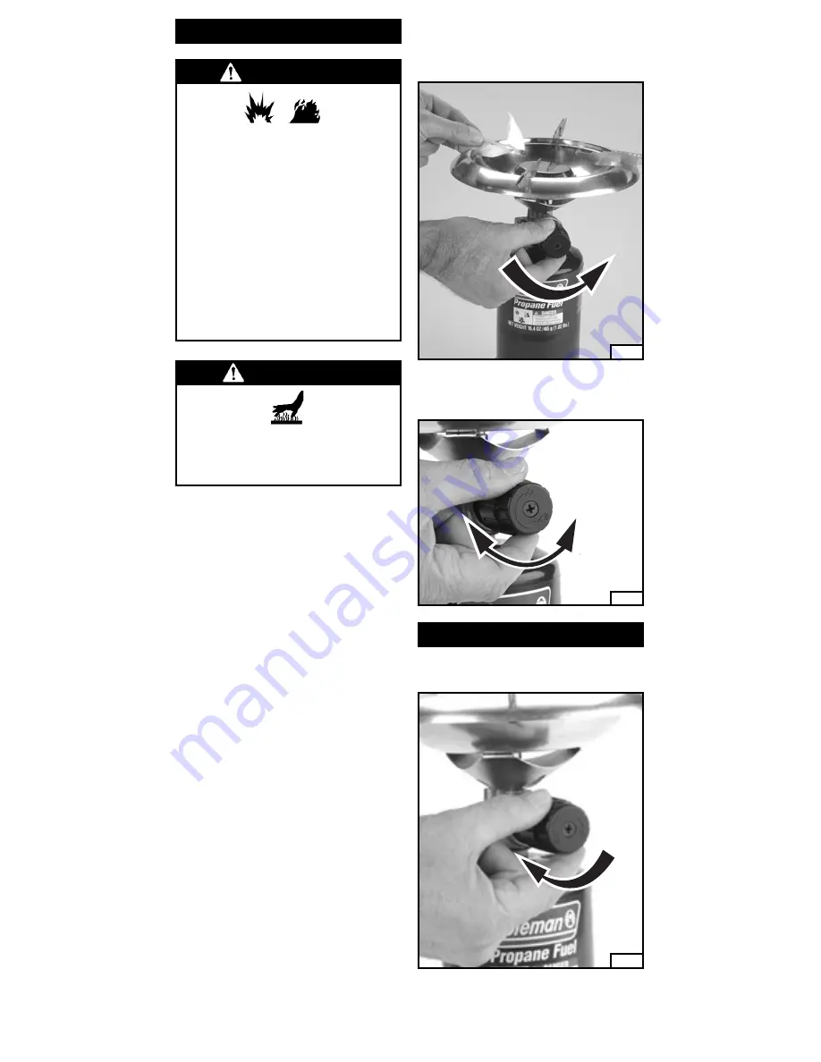 Coleman 5412A Series Instructions For Use Manual Download Page 5